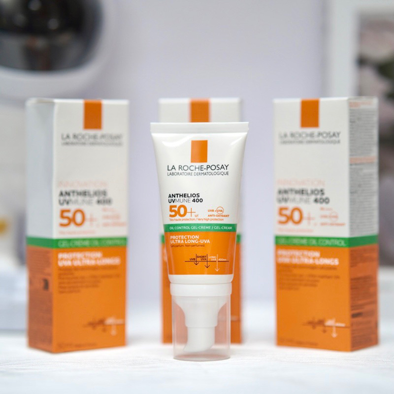 Kem chống nắng La Roche Không mùi Anthelios Uvmune 400 Oil Control Gel-Cream SPF 50+ 50ml
