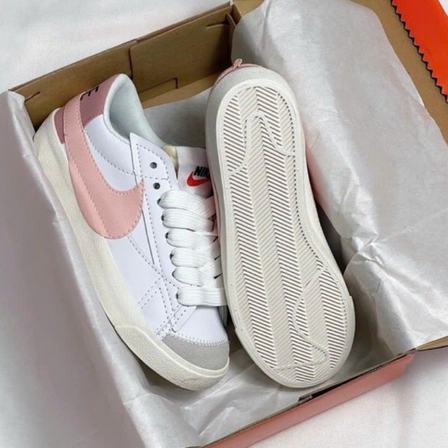 Giày sneaker blazer zumbo 77 trắng hồng
