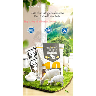 Sữa chua monbab bổ sung lợi khuẩn cho thú cưng