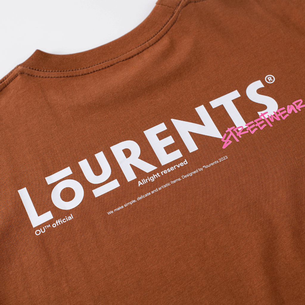 Áo Thun Tay Lỡ Lourents Local Brand Premium Basic Tee - TEE2 Nâu