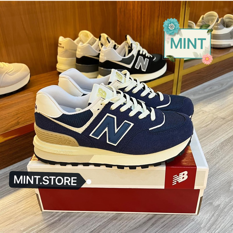 Giày sneaker 574 legancy xanh than