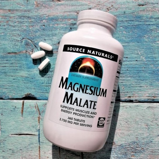 Magie Malate tăng cường sức mạnh - Source Naturals Magnesium Malate 360 Viên