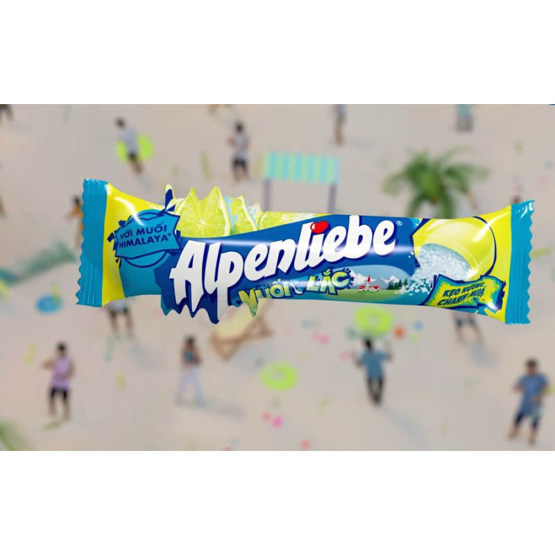 Kẹo Alpenliebe láng mịn, kẹo béo cứng các vị