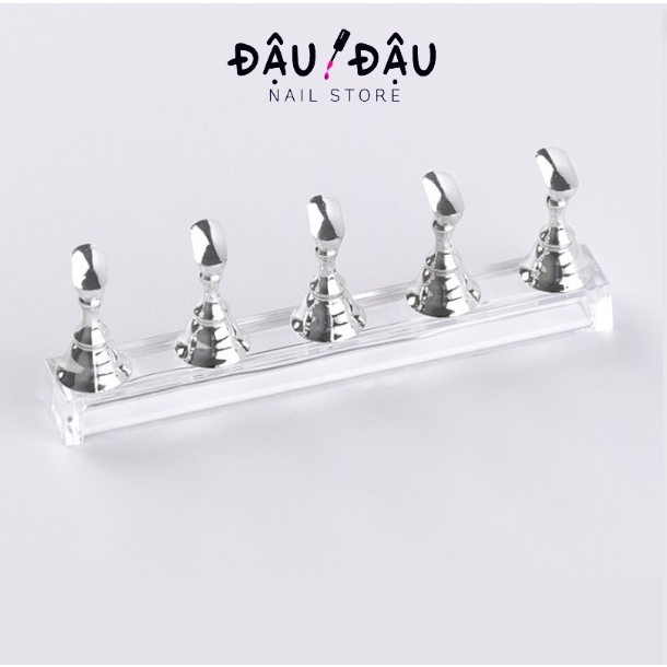 Set 5 chiếc đế gắn móng giả tập vẽ nail - đế nam châm gắn móng mẫu chuyên dụng