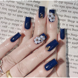 hoa tay chân bột nail