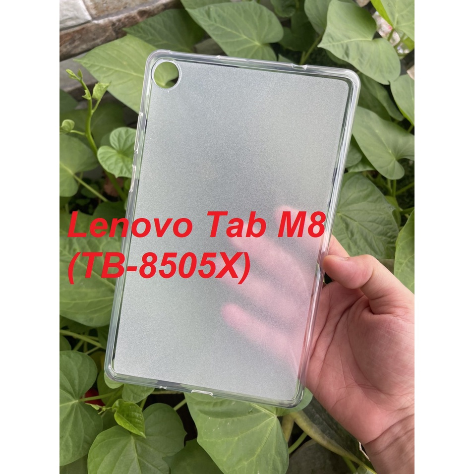 Ốp lưng cho Lenovo Tab M8  dẻo trong nhám , chống vân tay bảo vệ máy