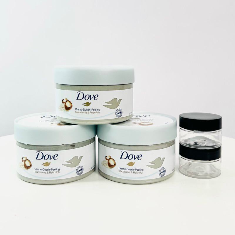 Tẩy da chết Dove Exfoliating body scrub Lựu/Macca 225ml