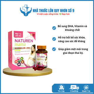 Viên uống cung cấp vitamin tổng hợp cho bà bầu Naturen Mama - Hộp 30 viên - NT Quy Nhơn số 9