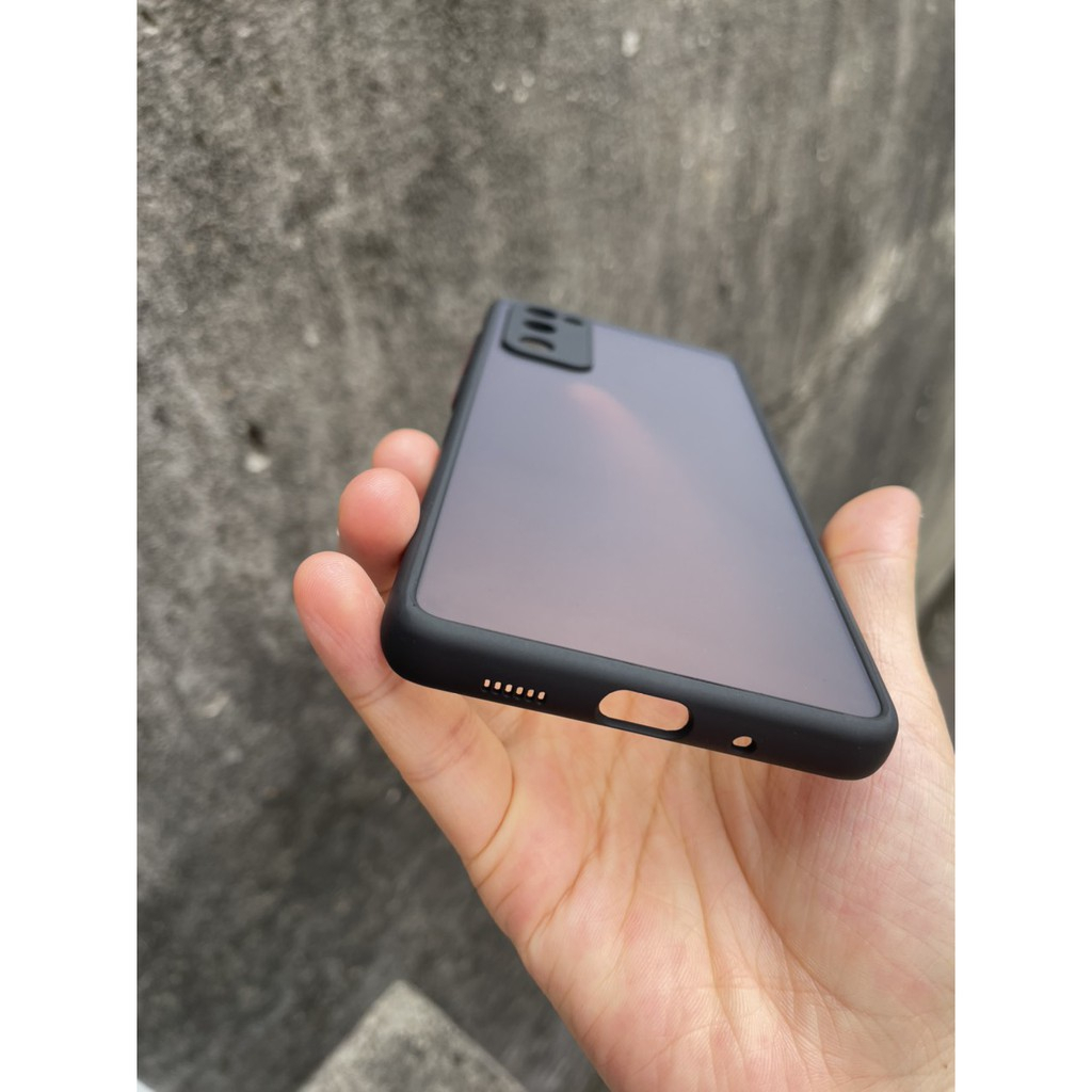 Ốp Lưng Samsung Galaxy S21 FE ,S20 FE viền dẻo đen, lưng nhám mờ, chống bán vân tay