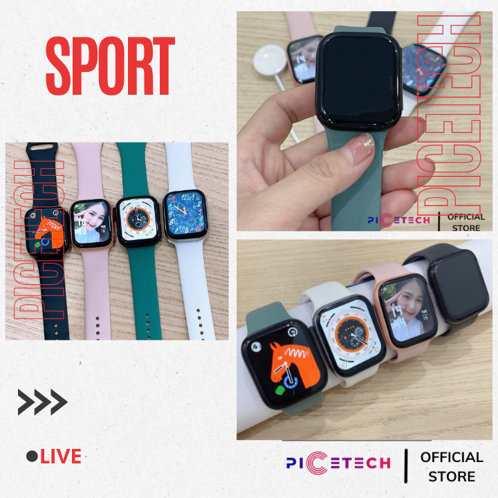 Đồng Hồ SR8 - Smartwatch Thông Minh Kết Nối Bluetooth , Nghe Gọi, Nhận Thông Báo, Tập Luyện Thể Thao - Chính Hãng PICETE | BigBuy360 - bigbuy360.vn