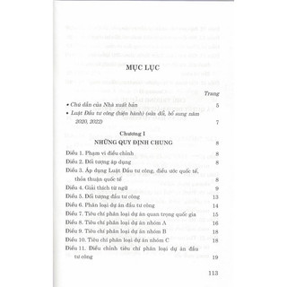 Sách - Luật Đầu Tư Công (Hiện Hành) (Sửa Đổi, Bổ Sung Năm 2020, 2022)