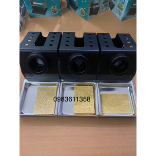 Kệ, Đế gác mỏ hàn 936 giá đỡ mỏ hàn tay hàn chuyên dụng tặng kèm bọt biển làm sạch mũi hàn