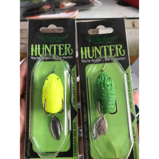Mồi giả nhái hơi mồi hunter v4 câu cá lóc