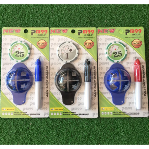 Bút kẻ line bóng golf - 1 bộ bút + mark