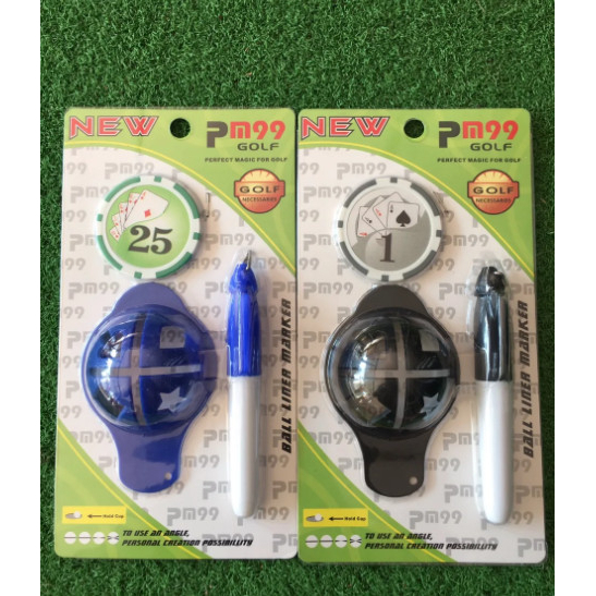 Bút kẻ line bóng golf - 1 bộ bút + mark
