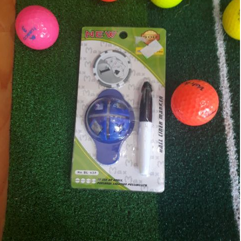 Bút kẻ line bóng golf - 1 bộ bút + mark