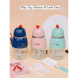 Máy xay hattiecs 300ml mẫu mới - 8 lưỡi dao