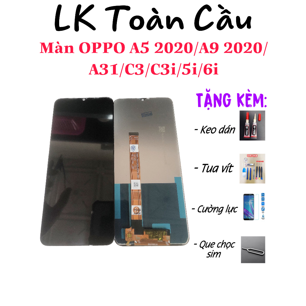 Màn oppo A5 2020 / A9 2020 / A31 2020 / A11 2020 / realme C3 / realme C3i / realme5i / realme 6i /realme 5 /A8 /A11X New
