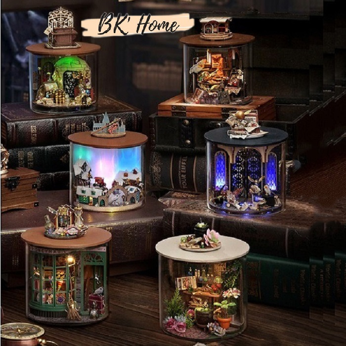 Mô hình nhà búp bê CUTEROOM diy Doll House Miniature Magic House Harry Potter