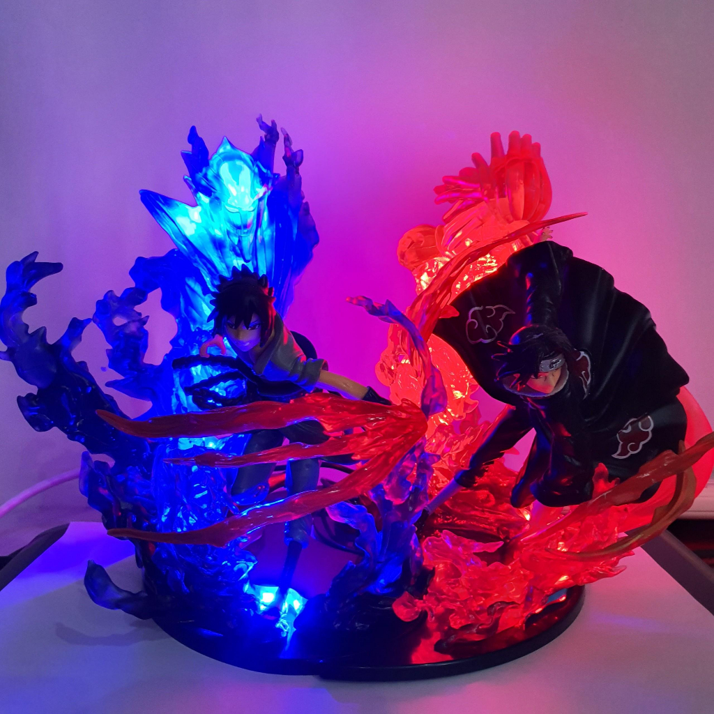 Bộ đôi Uchiha Itachi và Sasuke, cao 21 cm - Mô hình Naruto ( Full Box)