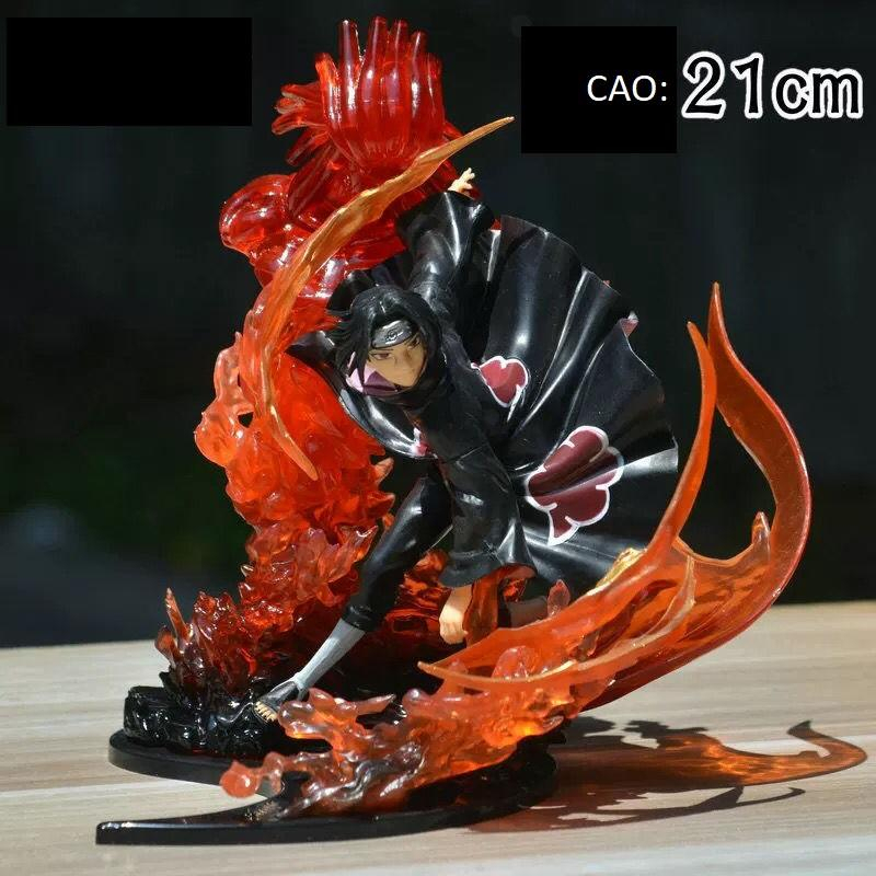 Bộ đôi Uchiha Itachi và Sasuke Có bản Led, có hộp màu, cao 21 cm - Mô hình Naruto