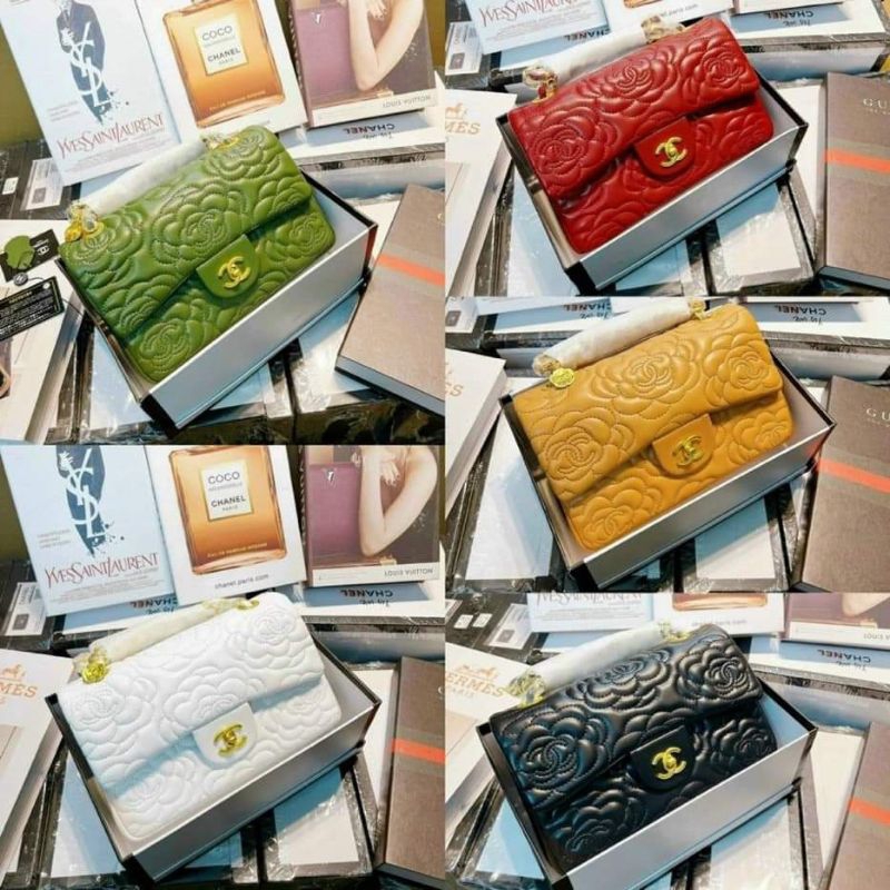 TÚI XÁCH NỮ CHANEO CLASSIC HOA TRÀ SUPER FULL BOX