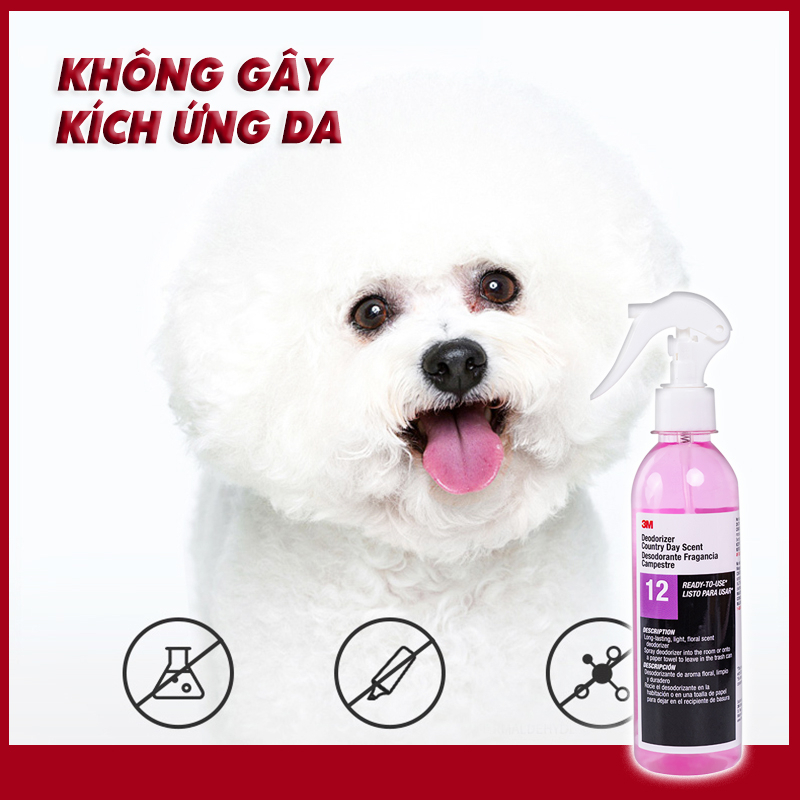 Khử Mùi Nước Tiểu Chó, Mèo 3M Chính Hãng - Hàng Cao Cấp An Toàn Tiện Lợi
