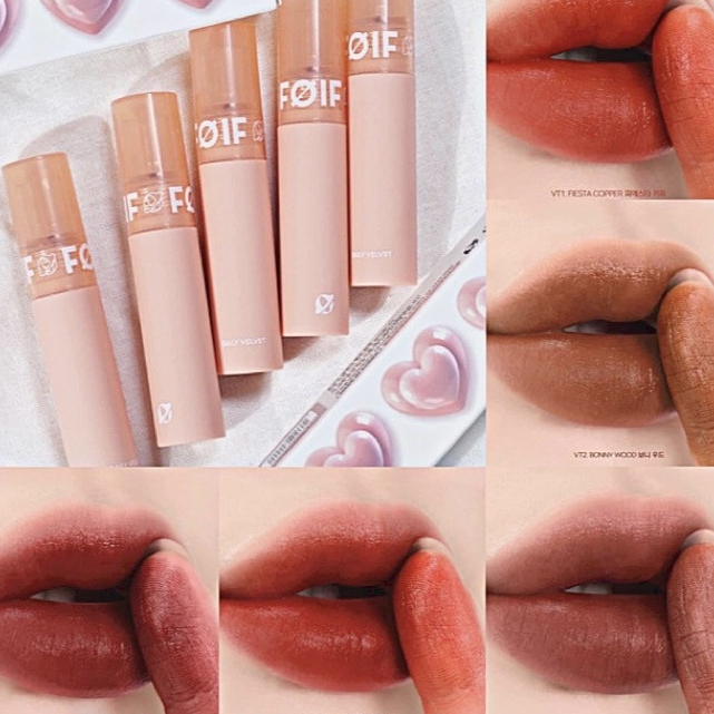 Son Kem Lì Hàn Quốc Mịn Mượt Lâu Trôi Foif Daily Velvet Tint