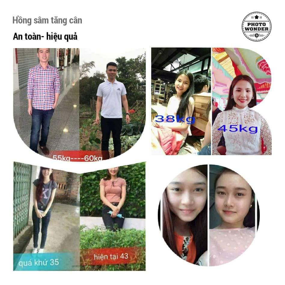 Viên hoàn tăng cân Hồng sâm thảo dược từ đông y hồng sâm chính hãng 100 viên nặng 1 kí