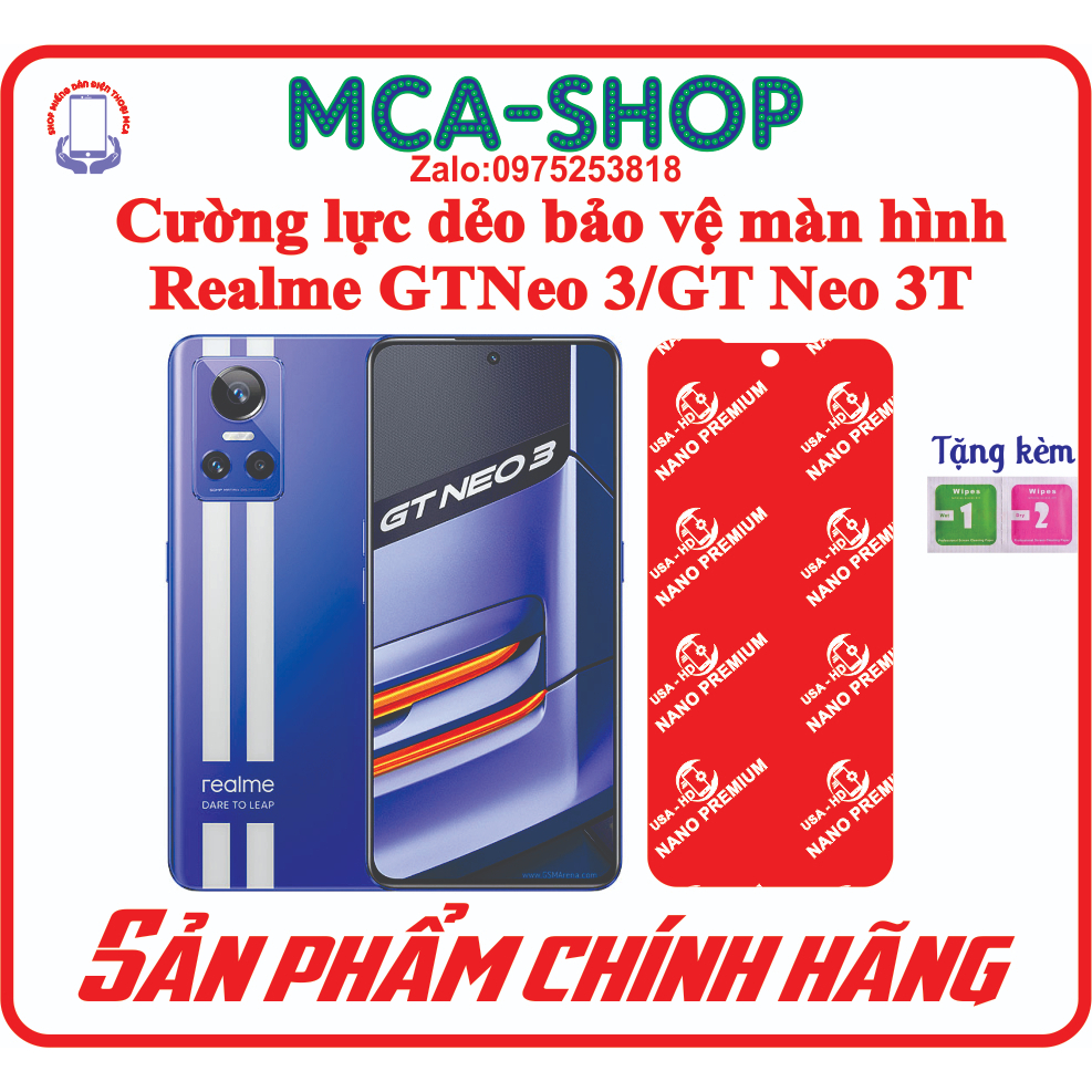 Cường lực dẻo bảo vệ màn hình điện thoại Realme GTNeo3/ Realme GT Neo 3T(GTNEO 3)