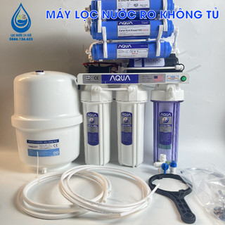 Máy lọc nước ro không vỏ tủ aqua 9, 10, 11 cấp lọc lắp gầm bếp, máy lọc nước ro tủ bếp chính hãng