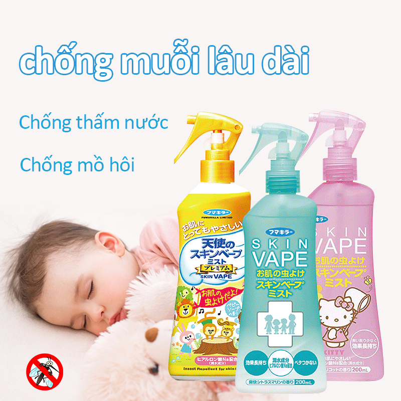 Xịt chống muỗi cho bé hiệu quả trong việc giảm ngứa an toàn cho cả trẻ em và người lớn 500ml