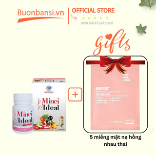 Viên uống hỗ trợ giảm cân thảo mộc minci ideal 40 viên việt nam