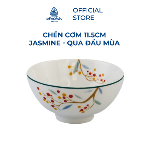 Chén, Bát Ăn Cơm Sứ Minh Long 11.5 cm - Jasmine - Quả đầu mùa