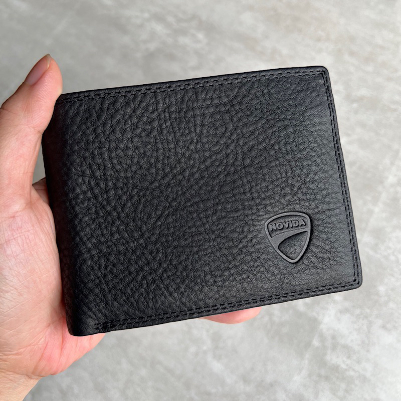 Ví Nam Da Bò Ý Cao Cấp Novida, Ví Da Thật Chuẩn Xịn Cho Nam