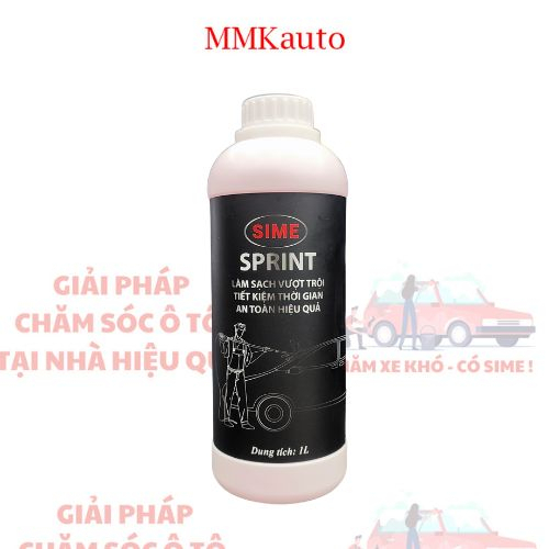 Dung dịch, bọt tuyết Sime rửa xe ô tô và xe máy siêu sạch - không chạm tay cao cấp