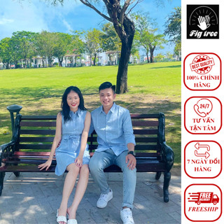 Set Sơ Mi Váy Fig Tree Caro Xanh Nhẹ Nhàng Tươi Mát Mã 126B