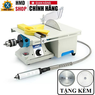 Máy Cưa Bàn Mini 750W đa chức năng khoan mài khắc đánh bóng tiện dụng
