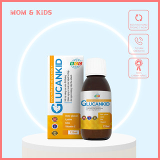 Siro Glucankid - Tăng đề kháng phòng tránh vi khuẩn virus tăng sức đề kháng giúp bé khoẻ mỗi ngày - 125ml