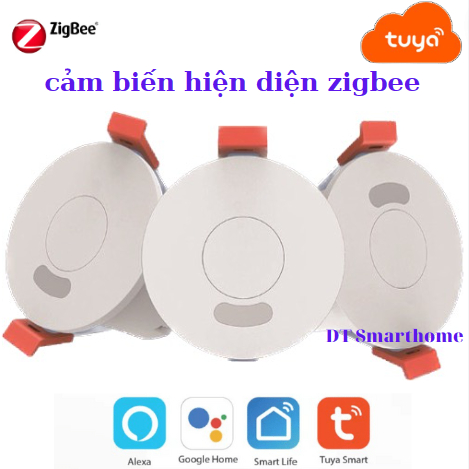 Cảm biến hiện diện cơ thể con người zigbee tuya, âm trần 220V