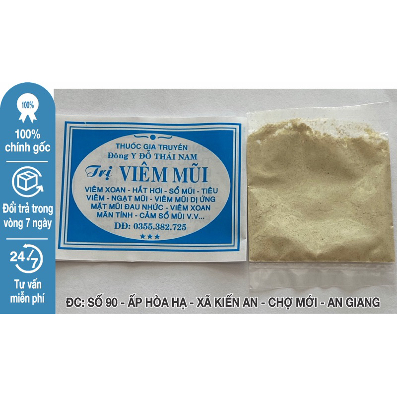 Đông Y Đỗ Thái Nam ( 100 gói v m ũi ) dạng bột