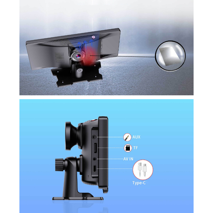 Màn Hình Ô Tô Android 4K hỗ trợ Carplay Tiếng Việt chỉ đường tích hợp Camera hành trình trước sau 1080p  ☘️ FREESHIP ☘️