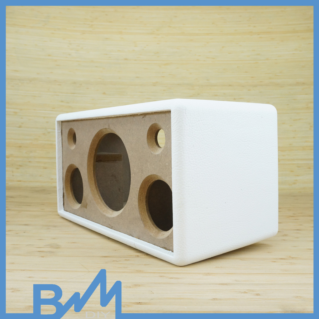 Box loa bọc da hoàn thiện 385x210x210mm thông hơi 2.1 dáng Stanmore