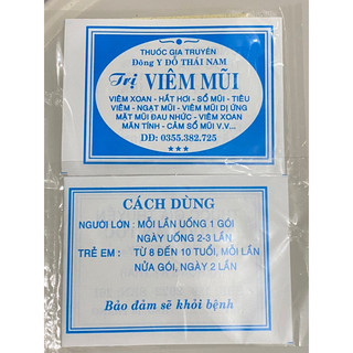 Đông Y Đỗ Thái Nam ( 100 gói v m ũi ) dạng bột