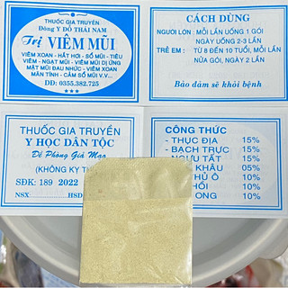 Đông Y Đỗ Thái Nam ( 100 gói v m ũi ) dạng bột