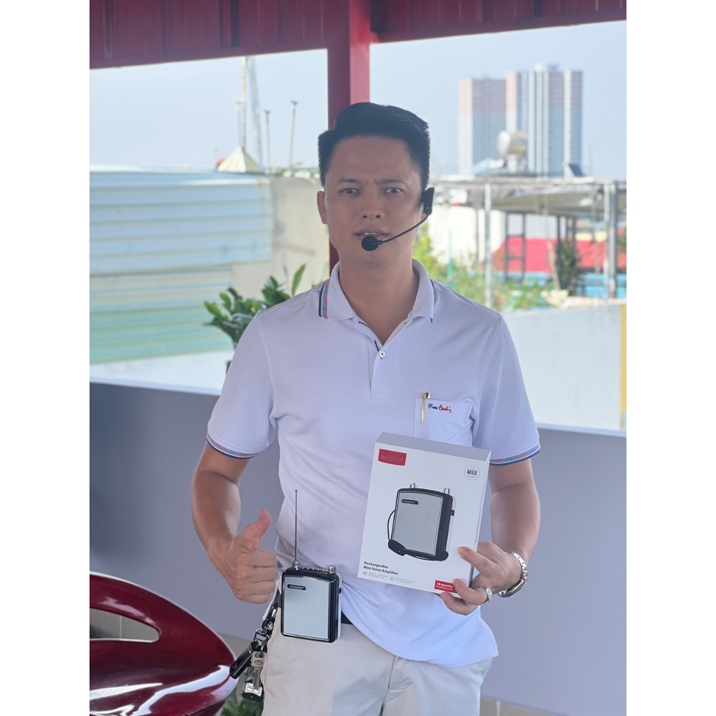 Máy trợ giảng cho giảng viên đa năng không dây bluetooth Zansong M88 -Bluetooth 4.2 - Loại Bỏ Tạp Âm