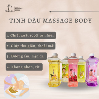 (Rẻ nhất Shopee) Tinh Dầu Massage Body, Dầu Gừng, Lavender, Sả Chanh, Oliu, Hoa Hồng Đả Thông Kinh Lạc Thơm Dịu Nhẹ