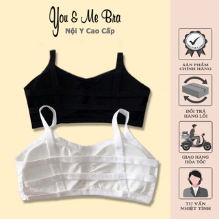 Áo bra thái 3 dây💓freeship💓áo bra có mút đệm ngực 3 dây ngang khiêu gợi - cotton 100% you&me bra - 0033