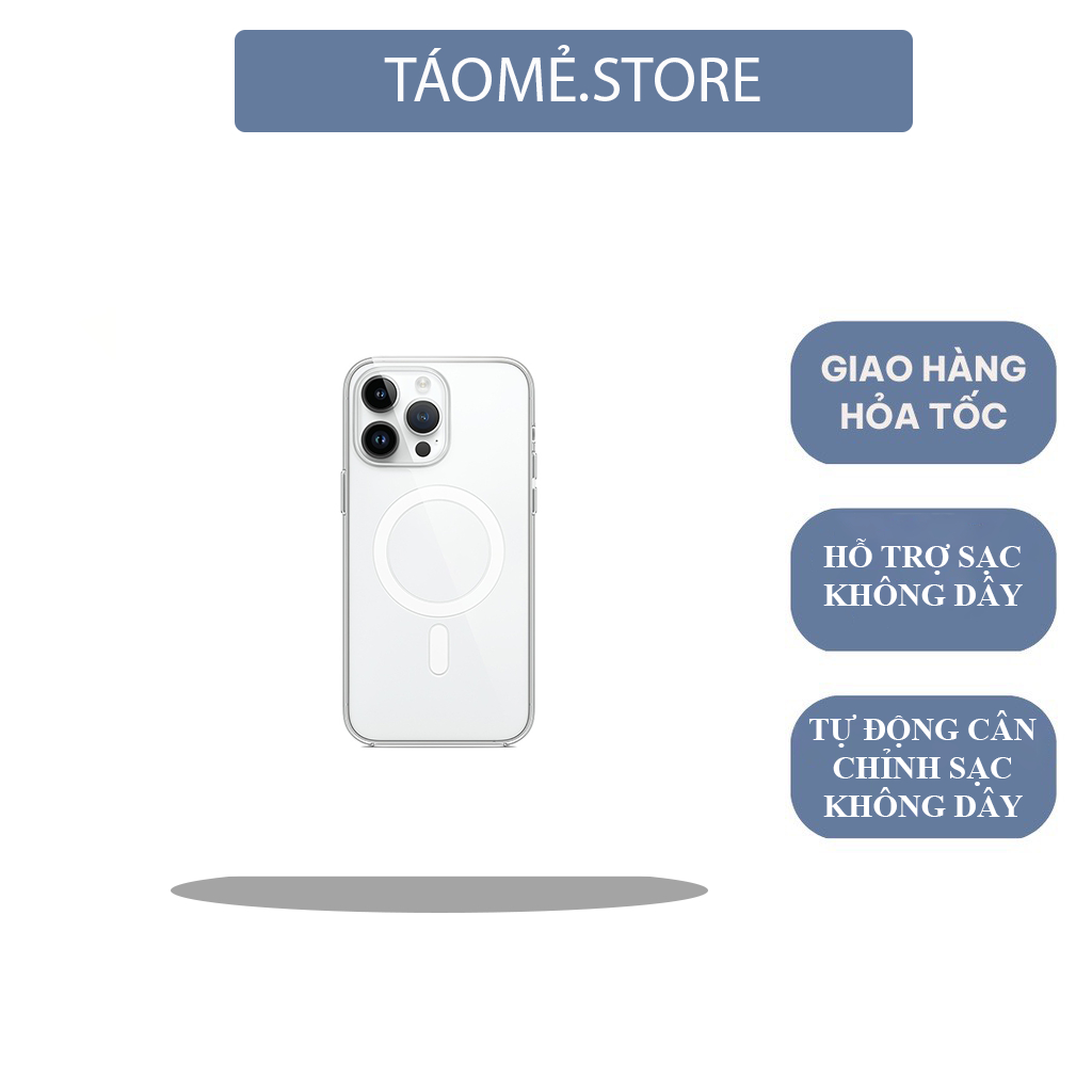 Ốp Trong Suốt Chống Bẩn Tảo Mẻ Hỗ Trợ Sạc Không Dây Cho Tất Cả Các Dòng Điện Thoại Chuẩn Qi