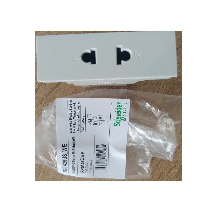 Ổ CẮM ĐƠN -CỐNG TẮC -Ổ CẮM ĐỐI 3 CHẤU SCHNEIDER DÒNG AVATARON A